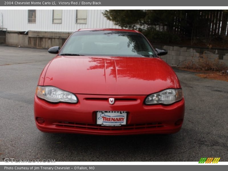 Victory Red / Ebony Black 2004 Chevrolet Monte Carlo LS