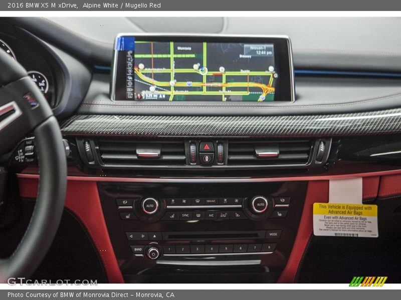 Controls of 2016 X5 M xDrive