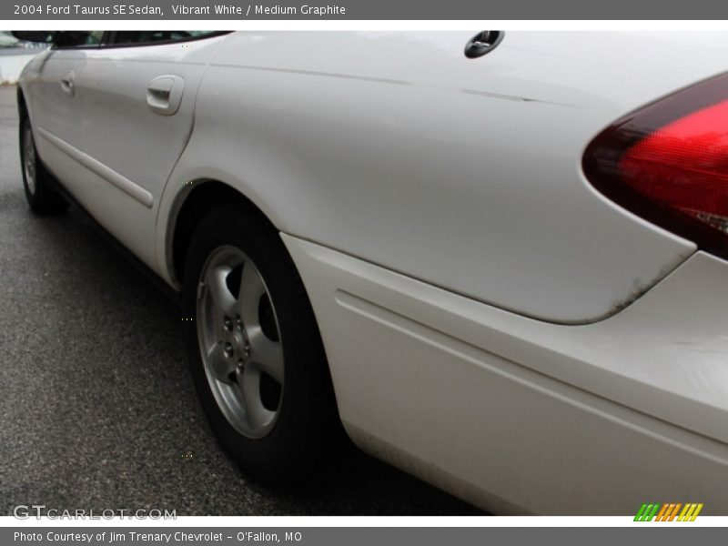 Vibrant White / Medium Graphite 2004 Ford Taurus SE Sedan