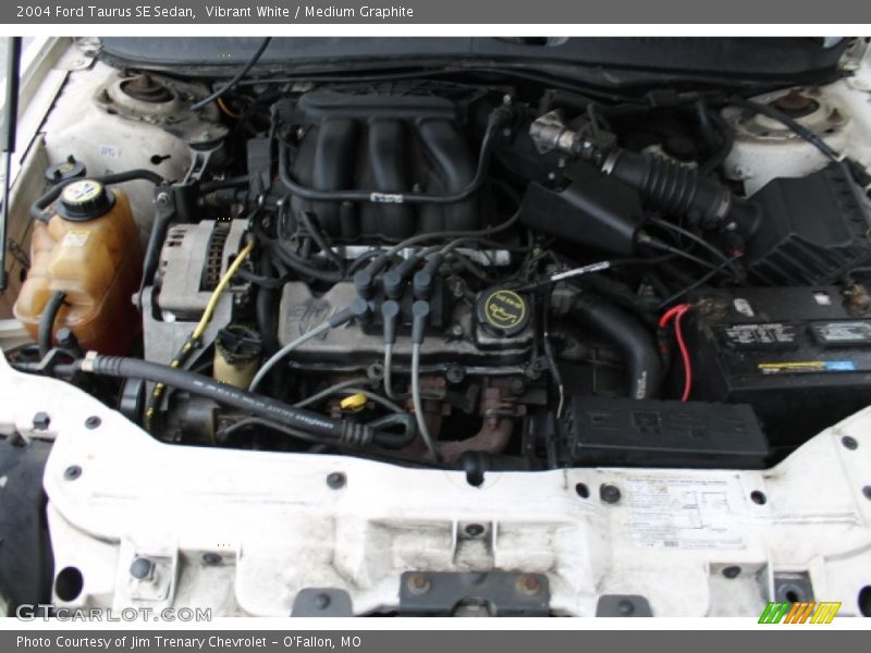 Vibrant White / Medium Graphite 2004 Ford Taurus SE Sedan