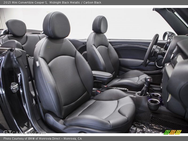  2015 Convertible Cooper S Carbon Black Interior