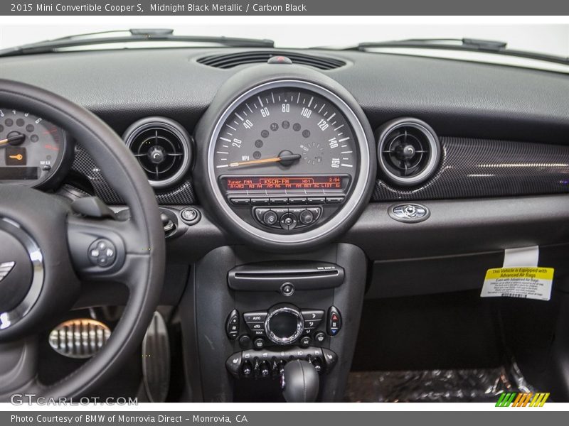 Midnight Black Metallic / Carbon Black 2015 Mini Convertible Cooper S