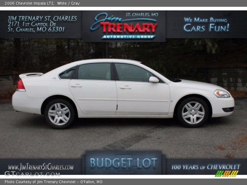 White / Gray 2006 Chevrolet Impala LTZ