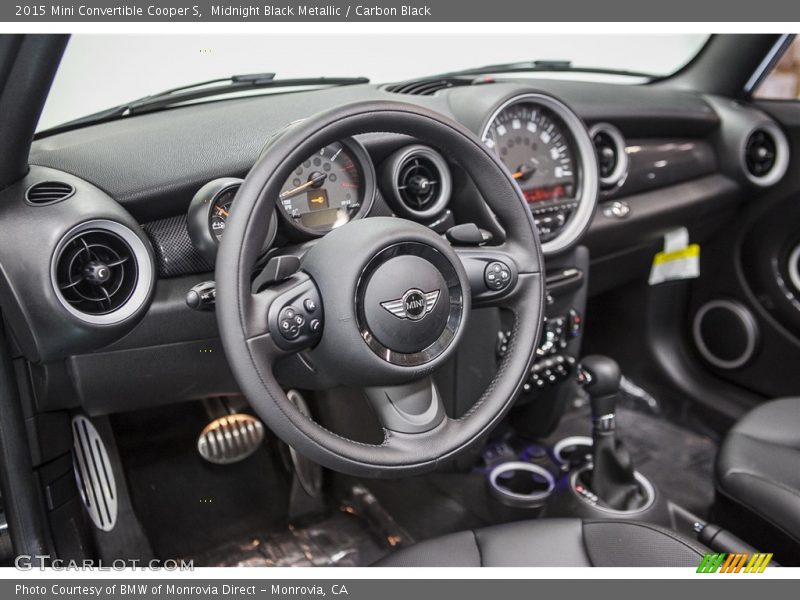 Midnight Black Metallic / Carbon Black 2015 Mini Convertible Cooper S