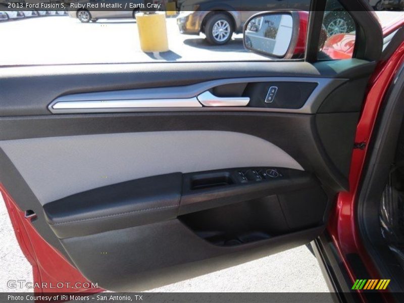 Ruby Red Metallic / Earth Gray 2013 Ford Fusion S