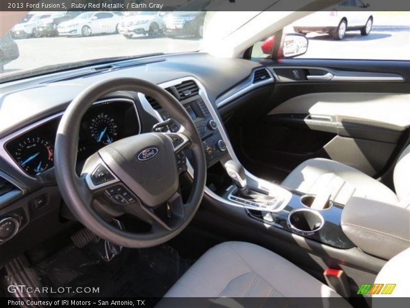 Ruby Red Metallic / Earth Gray 2013 Ford Fusion S