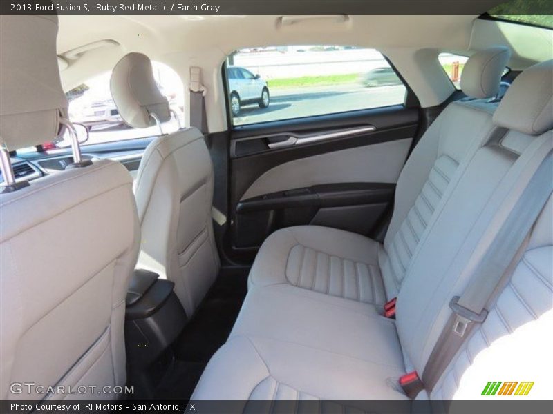 Ruby Red Metallic / Earth Gray 2013 Ford Fusion S