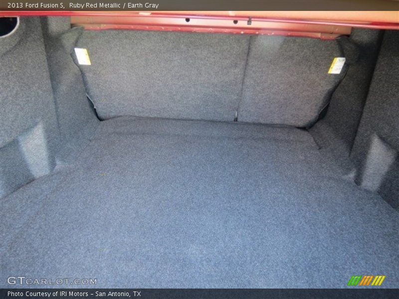 Ruby Red Metallic / Earth Gray 2013 Ford Fusion S
