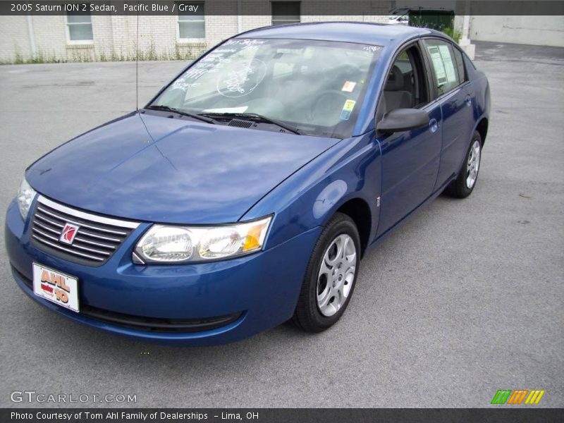 Pacific Blue / Gray 2005 Saturn ION 2 Sedan