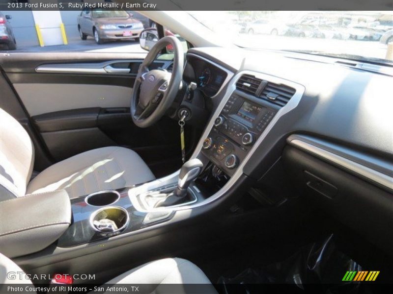 Ruby Red Metallic / Earth Gray 2013 Ford Fusion S