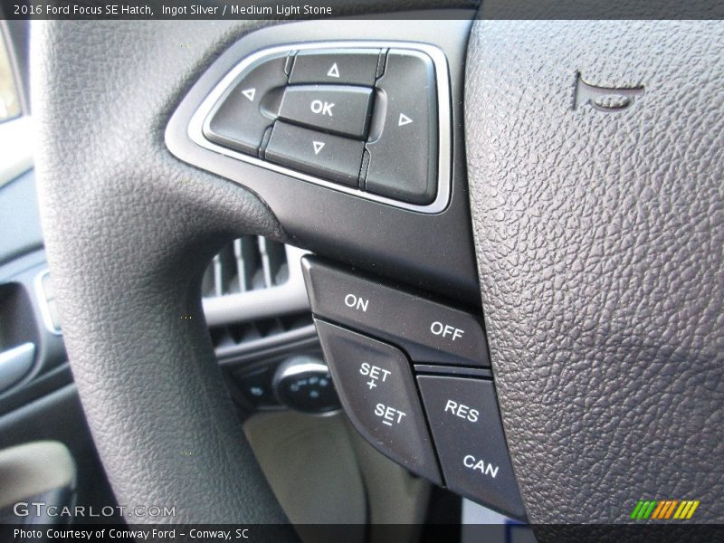 Ingot Silver / Medium Light Stone 2016 Ford Focus SE Hatch