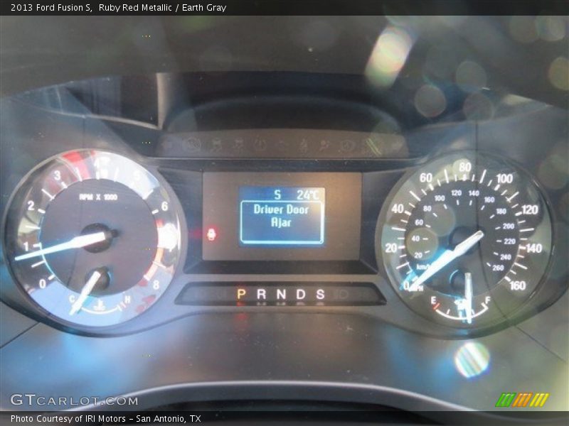 Ruby Red Metallic / Earth Gray 2013 Ford Fusion S