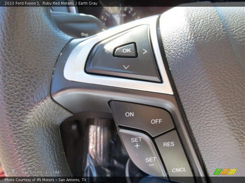 Ruby Red Metallic / Earth Gray 2013 Ford Fusion S