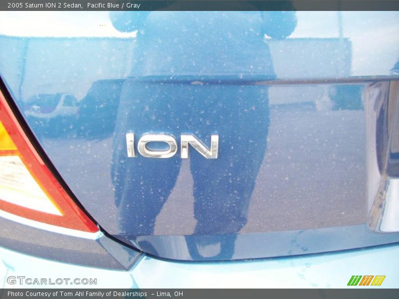 Pacific Blue / Gray 2005 Saturn ION 2 Sedan