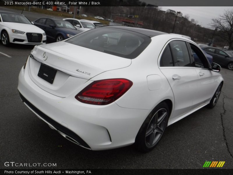 Polar White / Black 2015 Mercedes-Benz C 400 4Matic