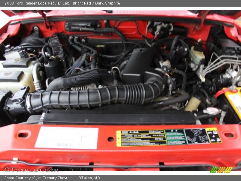 Bright Red / Dark Graphite 2003 Ford Ranger Edge Regular Cab