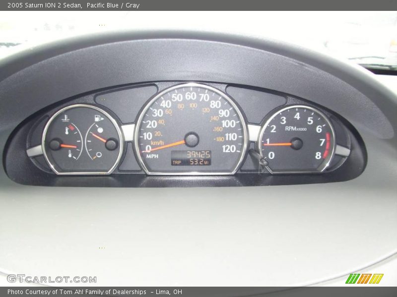 Pacific Blue / Gray 2005 Saturn ION 2 Sedan