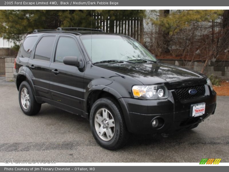 Black / Medium/Dark Pebble Beige 2005 Ford Escape Limited 4WD