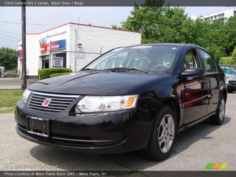 Black Onyx / Beige 2006 Saturn ION 2 Sedan