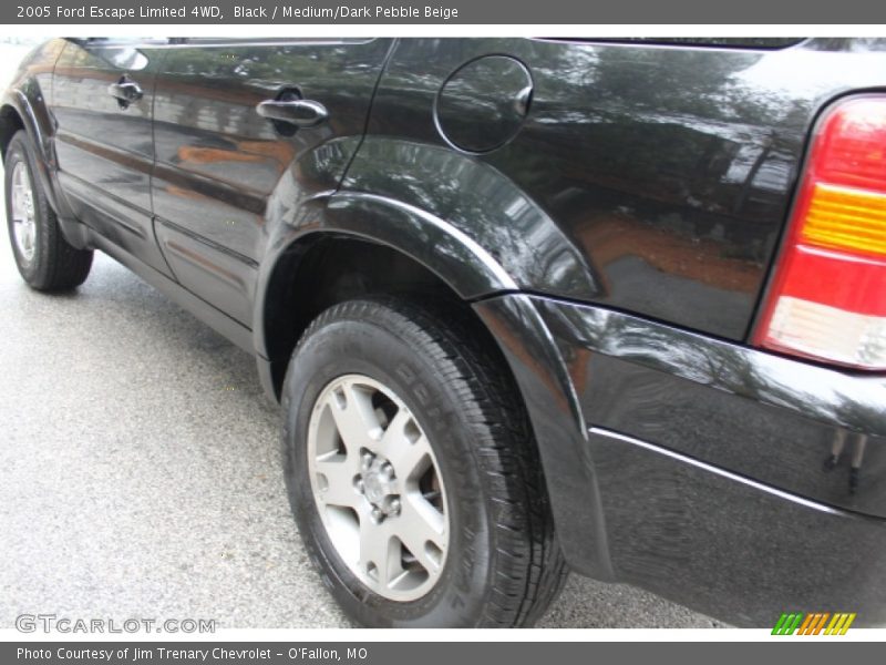 Black / Medium/Dark Pebble Beige 2005 Ford Escape Limited 4WD
