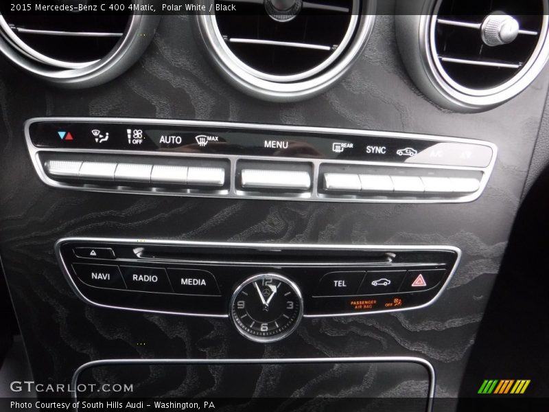 Polar White / Black 2015 Mercedes-Benz C 400 4Matic