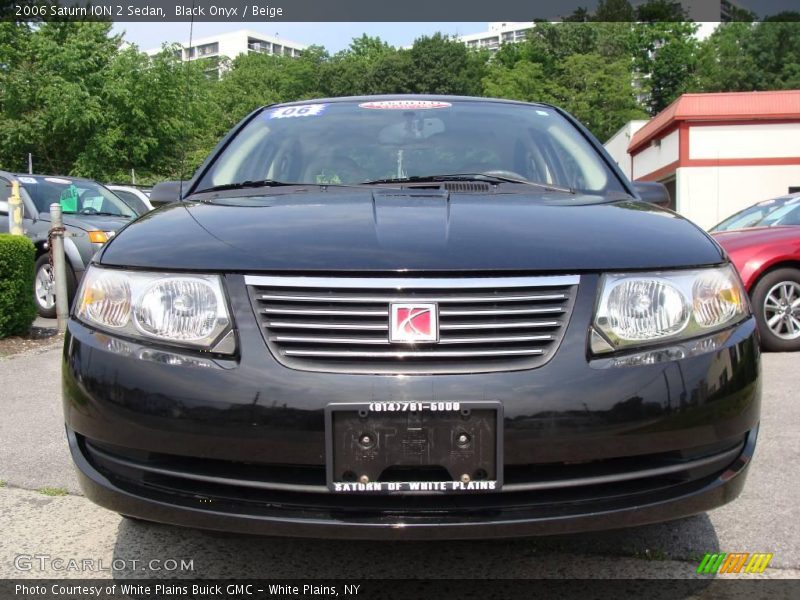 Black Onyx / Beige 2006 Saturn ION 2 Sedan