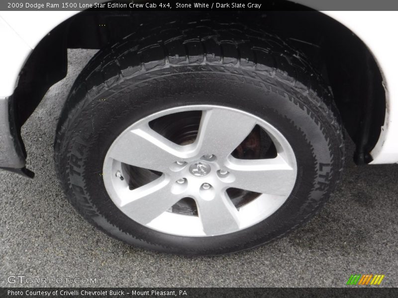 Stone White / Dark Slate Gray 2009 Dodge Ram 1500 Lone Star Edition Crew Cab 4x4