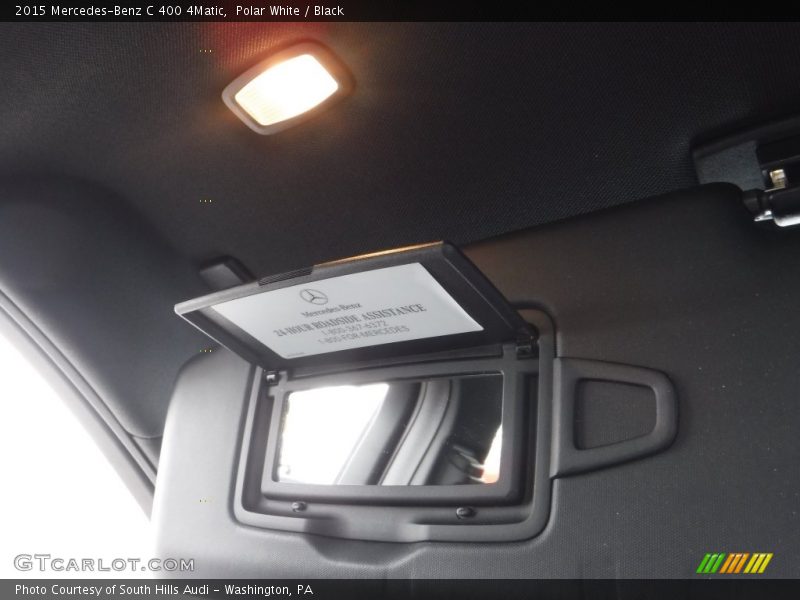 Polar White / Black 2015 Mercedes-Benz C 400 4Matic