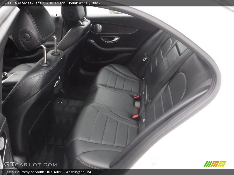 Polar White / Black 2015 Mercedes-Benz C 400 4Matic