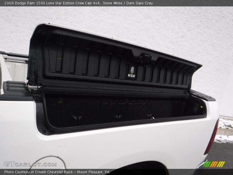 Stone White / Dark Slate Gray 2009 Dodge Ram 1500 Lone Star Edition Crew Cab 4x4