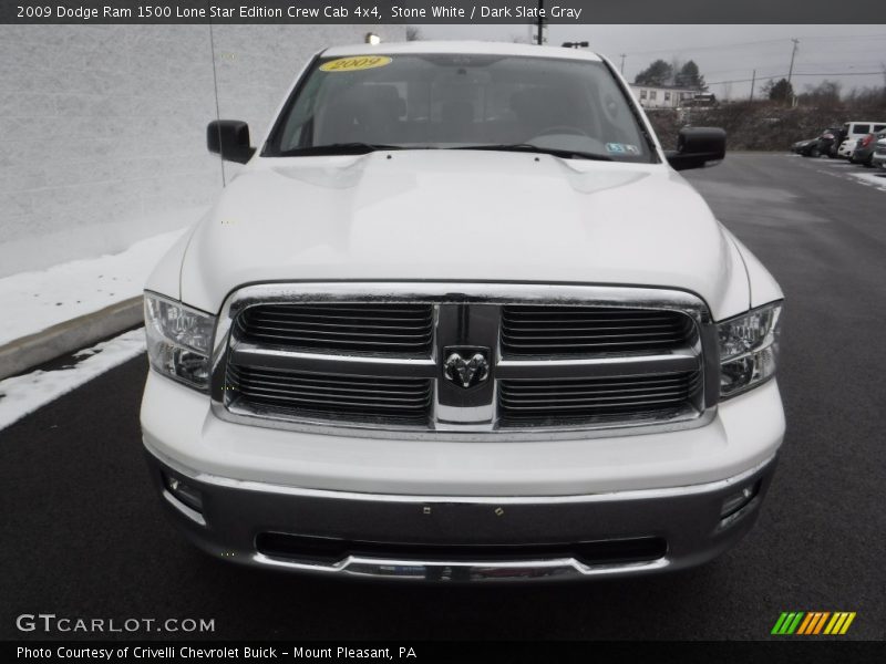 Stone White / Dark Slate Gray 2009 Dodge Ram 1500 Lone Star Edition Crew Cab 4x4