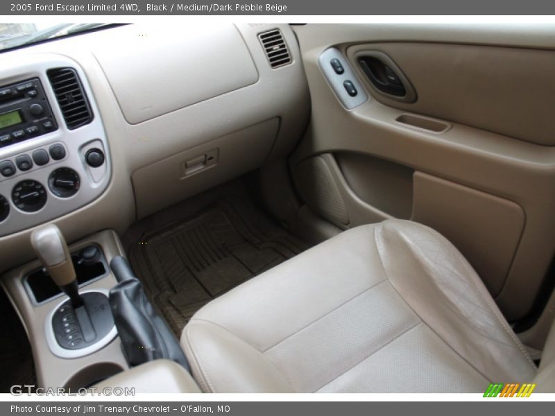 Black / Medium/Dark Pebble Beige 2005 Ford Escape Limited 4WD