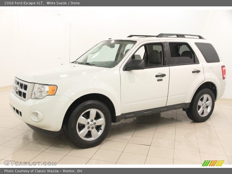 White Suede / Stone 2009 Ford Escape XLT