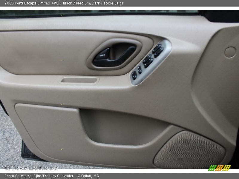 Black / Medium/Dark Pebble Beige 2005 Ford Escape Limited 4WD