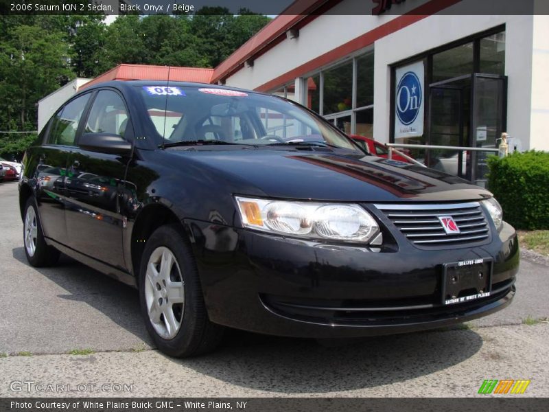 Black Onyx / Beige 2006 Saturn ION 2 Sedan