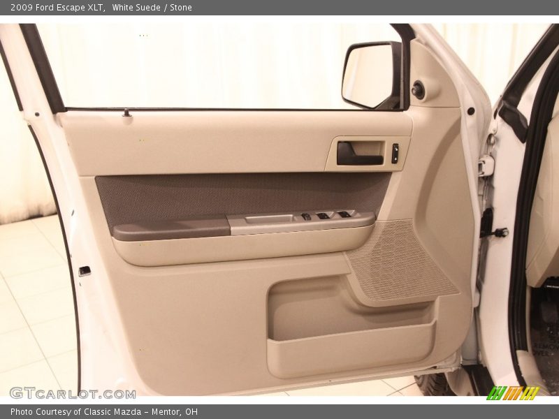 White Suede / Stone 2009 Ford Escape XLT