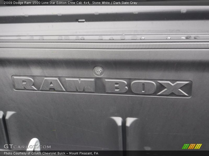 Stone White / Dark Slate Gray 2009 Dodge Ram 1500 Lone Star Edition Crew Cab 4x4