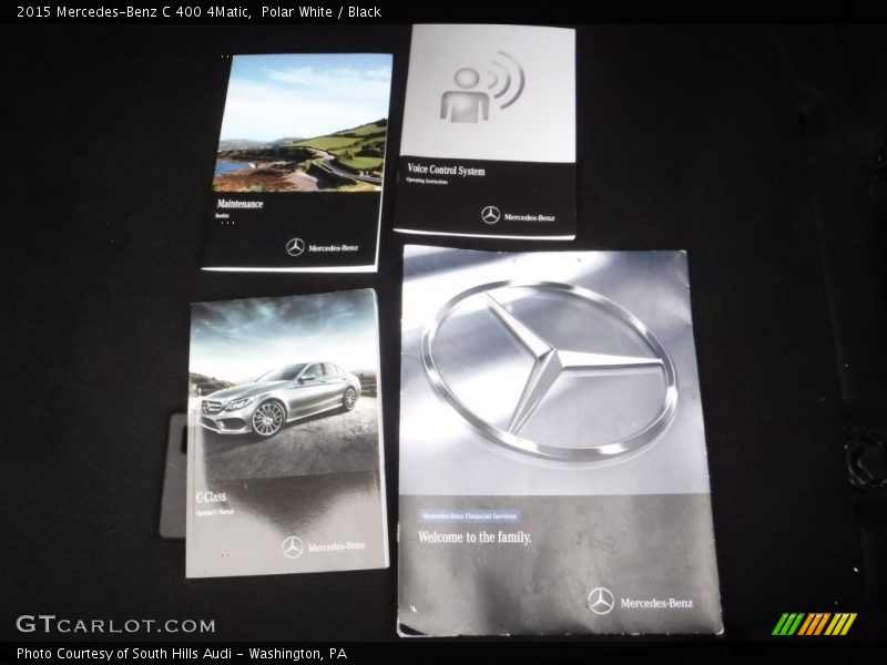 Polar White / Black 2015 Mercedes-Benz C 400 4Matic