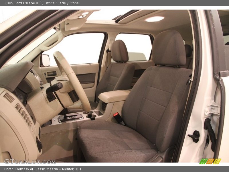 White Suede / Stone 2009 Ford Escape XLT