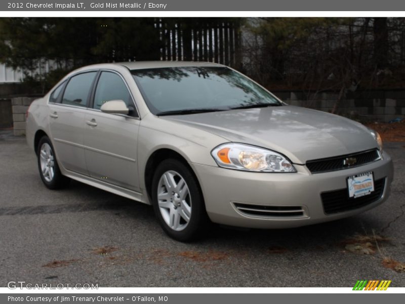 Gold Mist Metallic / Ebony 2012 Chevrolet Impala LT