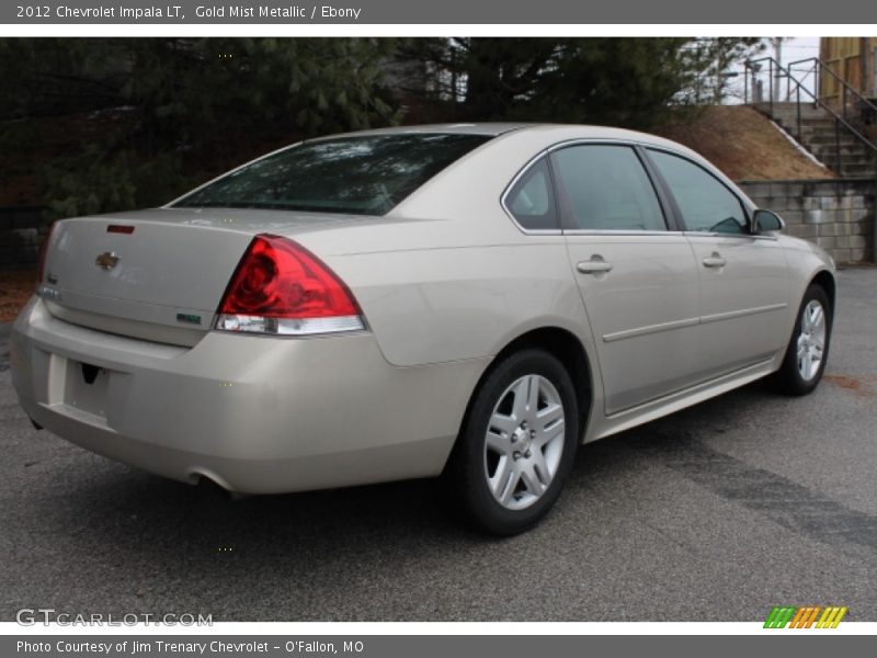 Gold Mist Metallic / Ebony 2012 Chevrolet Impala LT