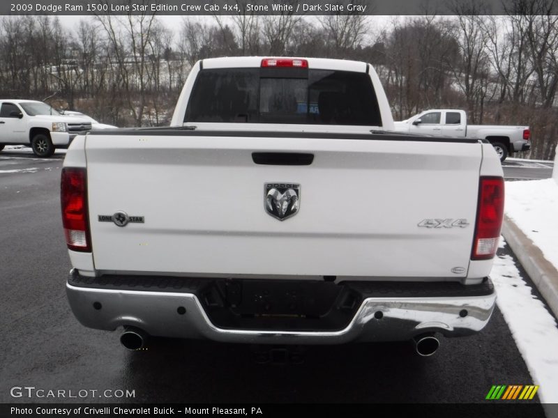 Stone White / Dark Slate Gray 2009 Dodge Ram 1500 Lone Star Edition Crew Cab 4x4