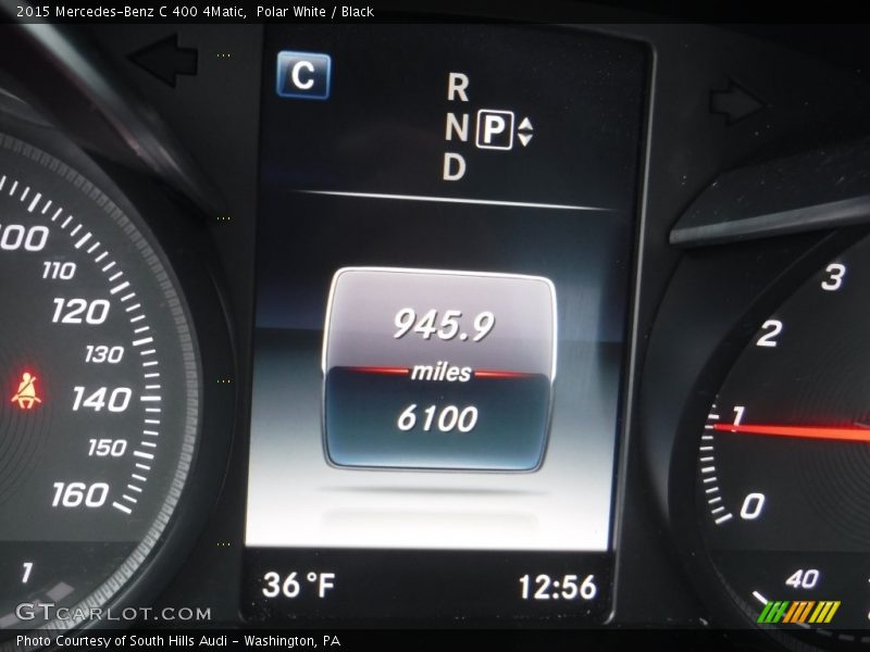 Polar White / Black 2015 Mercedes-Benz C 400 4Matic