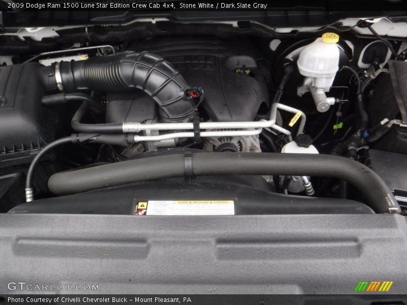 Stone White / Dark Slate Gray 2009 Dodge Ram 1500 Lone Star Edition Crew Cab 4x4