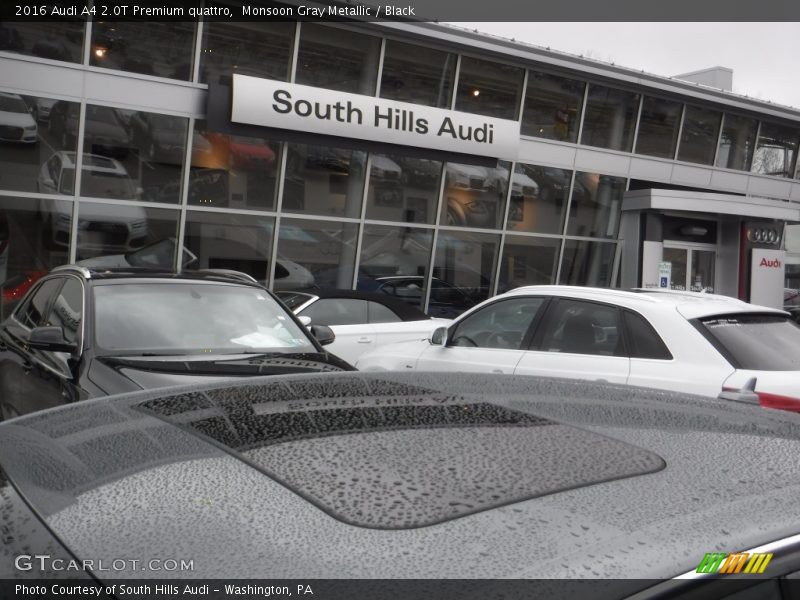 Monsoon Gray Metallic / Black 2016 Audi A4 2.0T Premium quattro