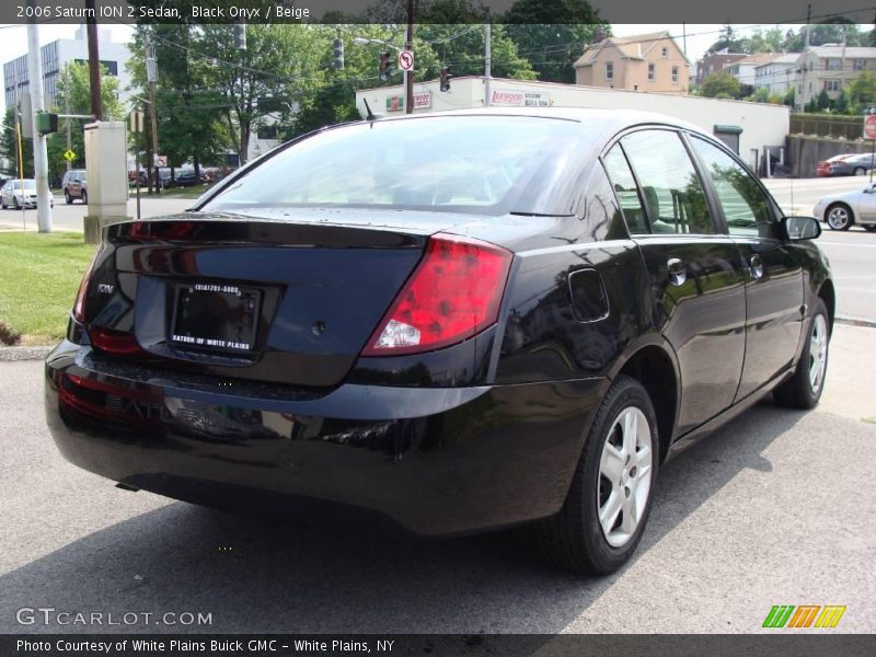 Black Onyx / Beige 2006 Saturn ION 2 Sedan