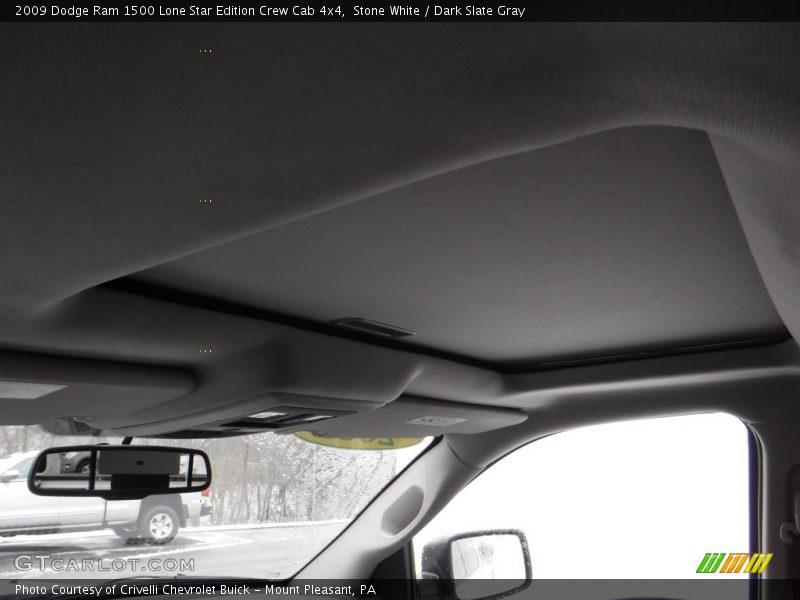 Stone White / Dark Slate Gray 2009 Dodge Ram 1500 Lone Star Edition Crew Cab 4x4