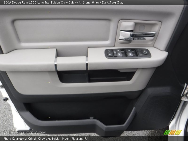 Stone White / Dark Slate Gray 2009 Dodge Ram 1500 Lone Star Edition Crew Cab 4x4