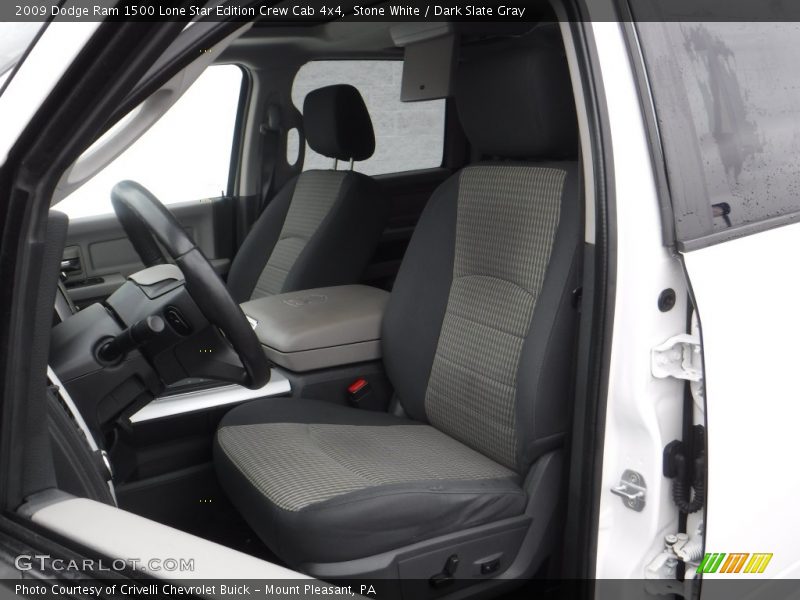 Stone White / Dark Slate Gray 2009 Dodge Ram 1500 Lone Star Edition Crew Cab 4x4