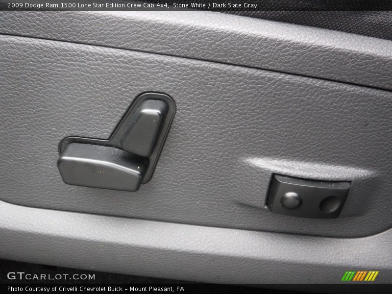 Stone White / Dark Slate Gray 2009 Dodge Ram 1500 Lone Star Edition Crew Cab 4x4